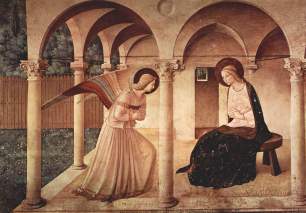 Fra Angelico's mesterlige maleri av Bebudelsen